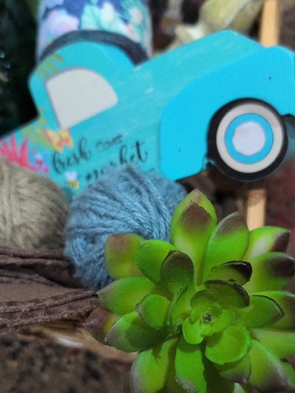 Basket Vignette...Full Of Goodies